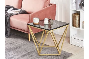 Charmlee Sidobord 50 cm - Svart/Guld - Möbler - Bord & matgrupp - Avlastningsbord & sidobord - Brickbord & småbord