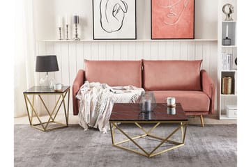 Charmlee Sidobord 50 cm - Svart/Guld - Möbler - Bord & matgrupp - Avlastningsbord & sidobord - Brickbord & småbord