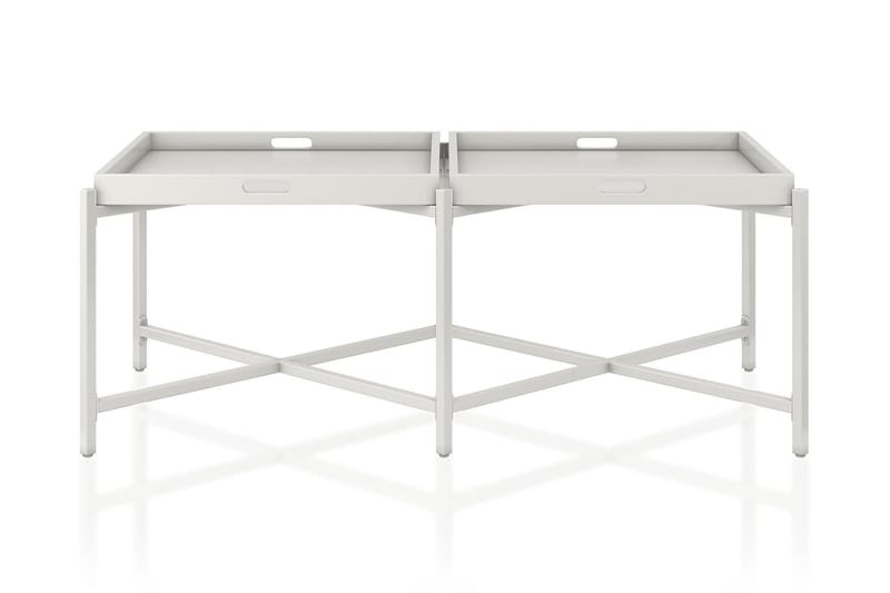 Coco Brickbord 121 cm Vit - CosmoLiving - Möbler - Bord & matgrupp - Avlastningsbord & sidobord - Brickbord & småbord