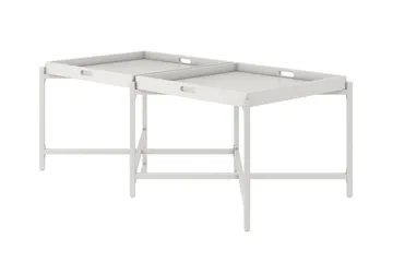 Coco Brickbord 121 cm Vit - Möbler - Bord & matgrupp - Avlastningsbord & sidobord - Brickbord & småbord