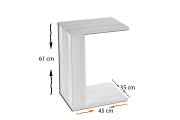 Comfortale Sidobord - Vit - Möbler - Bord & matgrupp - Avlastningsbord & sidobord - Brickbord & småbord