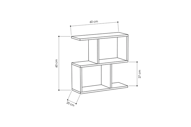 Decorta Sidobord - Vit - Möbler - Bord & matgrupp - Avlastningsbord & sidobord - Brickbord & småbord