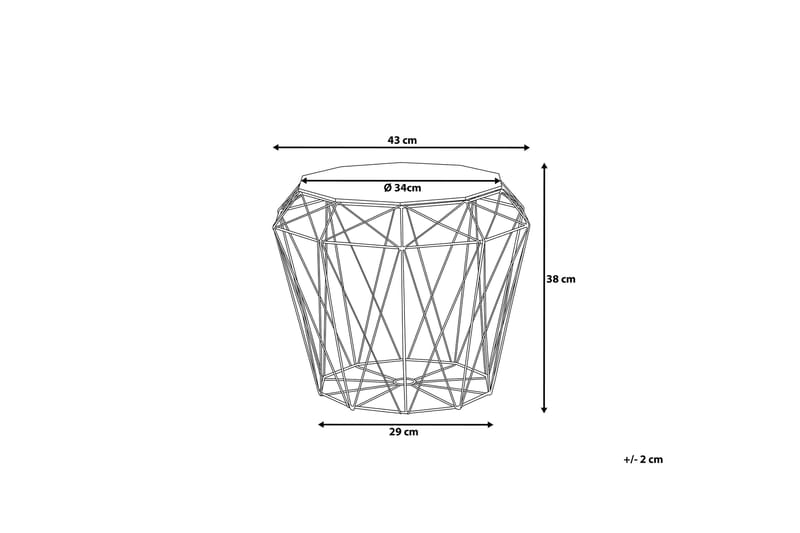 Elida Sidobord 43 cm - Trä/Natur - Möbler - Bord & matgrupp - Avlastningsbord & sidobord - Brickbord & småbord