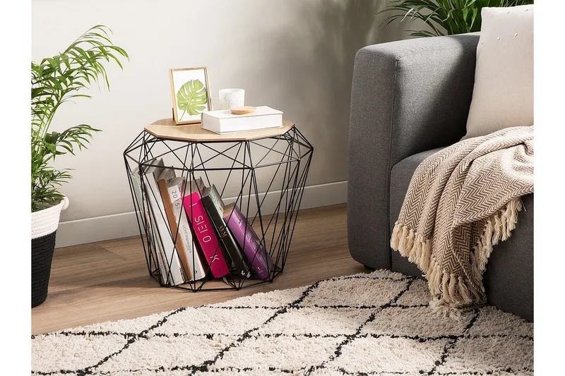 Elida Sidobord 43 cm, Trä/Natur