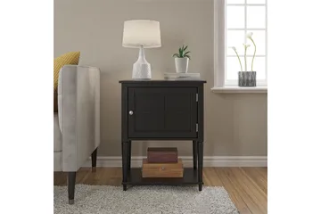 Fairmont Sidobord 56 cm Svart - Dorel Home - Möbler - Bord & matgrupp - Avlastningsbord & sidobord - Brickbord & småbord