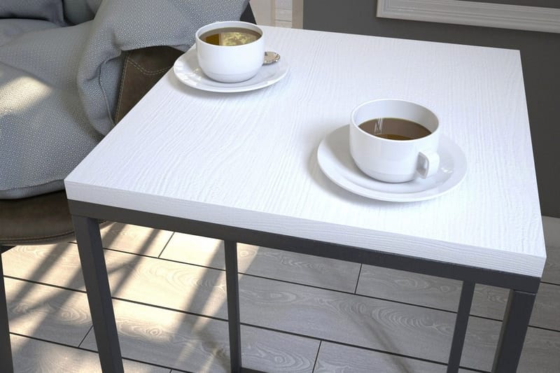 Falan Sidobord 35 cm - Vit - Möbler - Bord & matgrupp - Avlastningsbord & sidobord - Brickbord & småbord