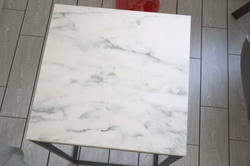 Falan Sidobord 35 cm - Vit/Svart - Möbler - Bord & matgrupp - Avlastningsbord & sidobord - Brickbord & småbord