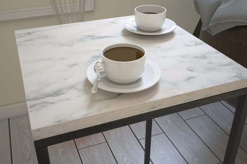 Falan Sidobord 35 cm - Vit/Svart - Möbler - Bord & matgrupp - Avlastningsbord & sidobord - Brickbord & småbord