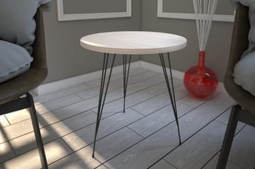 Falan Sidobord 40 cm - Beige - Möbler - Bord & matgrupp - Avlastningsbord & sidobord - Brickbord & småbord