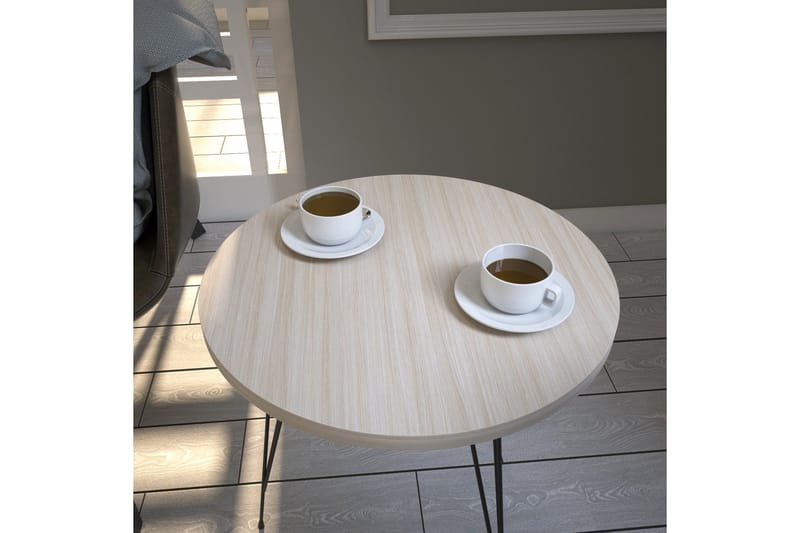 Falan Sidobord 40 cm - Beige - Möbler - Bord & matgrupp - Avlastningsbord & sidobord - Brickbord & småbord