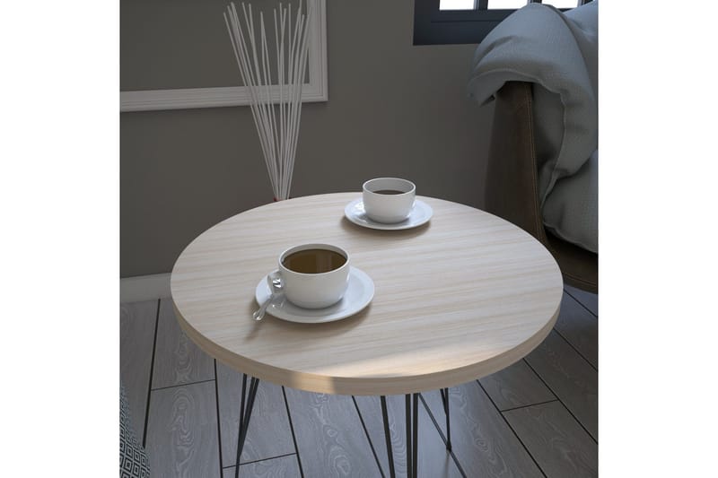 Falan Sidobord 40 cm - Beige - Möbler - Bord & matgrupp - Avlastningsbord & sidobord - Brickbord & småbord