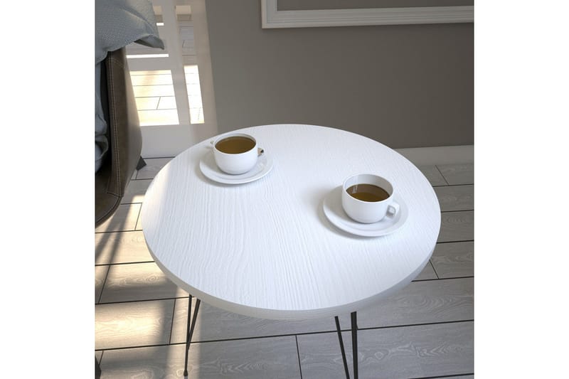 Falan Sidobord 40 cm - Vit - Möbler - Bord & matgrupp - Avlastningsbord & sidobord - Brickbord & småbord