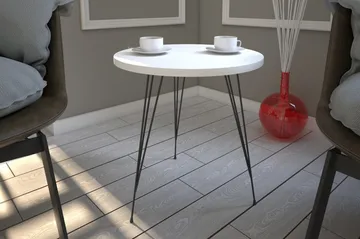 Falan Sidobord 40 cm - Vit - Möbler - Bord & matgrupp - Avlastningsbord & sidobord - Brickbord & småbord