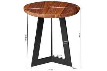 Fissure Sidobord 35 cm - Trä/natur - Möbler - Bord & matgrupp - Avlastningsbord & sidobord - Brickbord & småbord