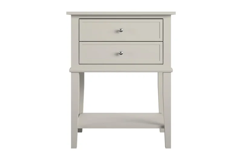 Franklin Sidobord 56x39 cm Beige - Queer Eye - Möbler - Bord & matgrupp - Avlastningsbord & sidobord - Brickbord & småbord