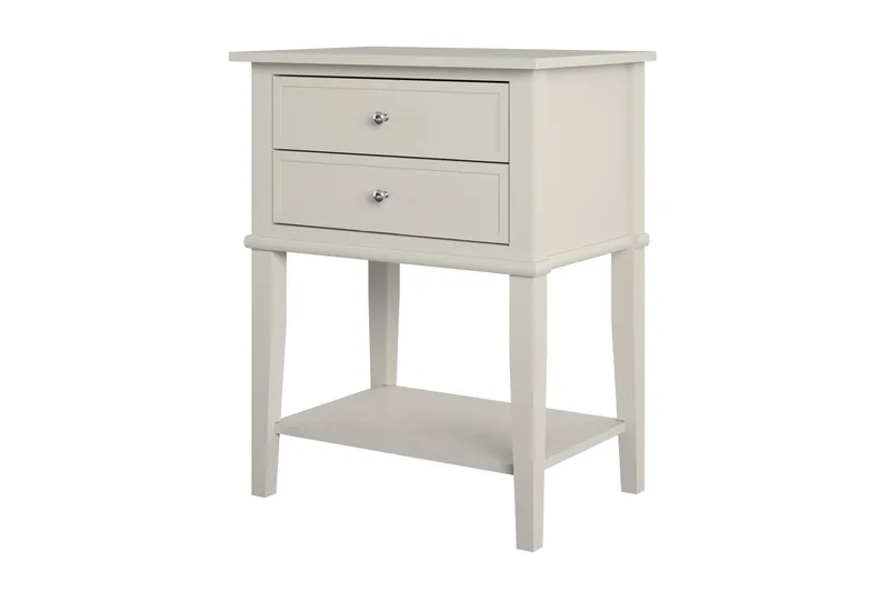 Franklin Sidobord 56x39 cm Beige - Queer Eye - Möbler - Bord & matgrupp - Avlastningsbord & sidobord - Brickbord & småbord