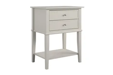 Franklin Sidobord 56x39 cm Beige - Queer Eye - Möbler - Bord & matgrupp - Avlastningsbord & sidobord - Brickbord & småbord