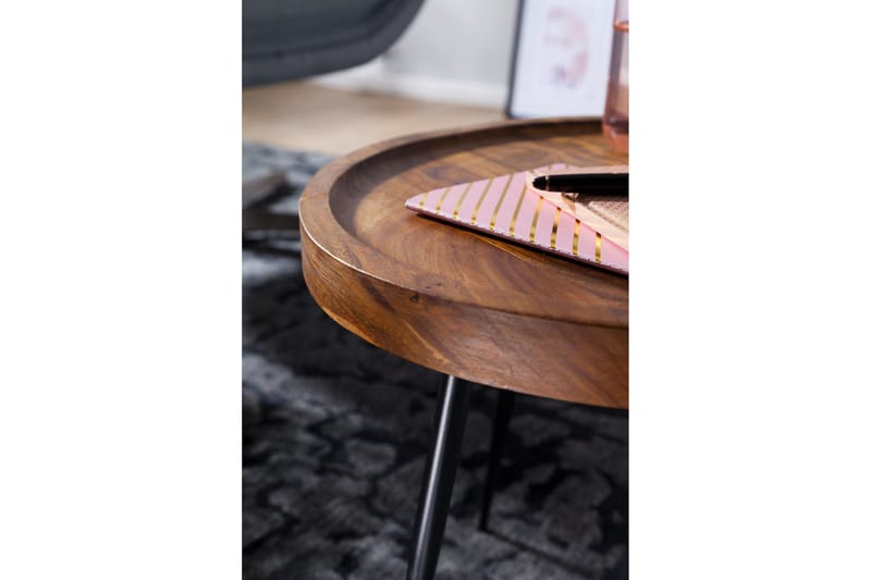 Gallelli Sidobord 46 cm - Trä/natur - Möbler - Bord & matgrupp - Avlastningsbord & sidobord - Brickbord & småbord