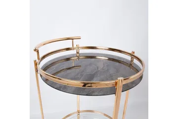 Genova Serveringsbord 80x42x80 cm Ljusbrun - Möbler - Bord & matgrupp - Avlastningsbord & sidobord - Brickbord & småbord