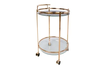 Genova Serveringsbord 80x42x80 cm Ljusbrun - Möbler - Bord & matgrupp - Avlastningsbord & sidobord - Brickbord & småbord