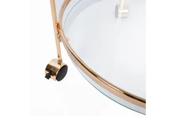 Genova Serveringsbord 80x42x80 cm Ljusbrun - Möbler - Bord & matgrupp - Avlastningsbord & sidobord - Brickbord & småbord