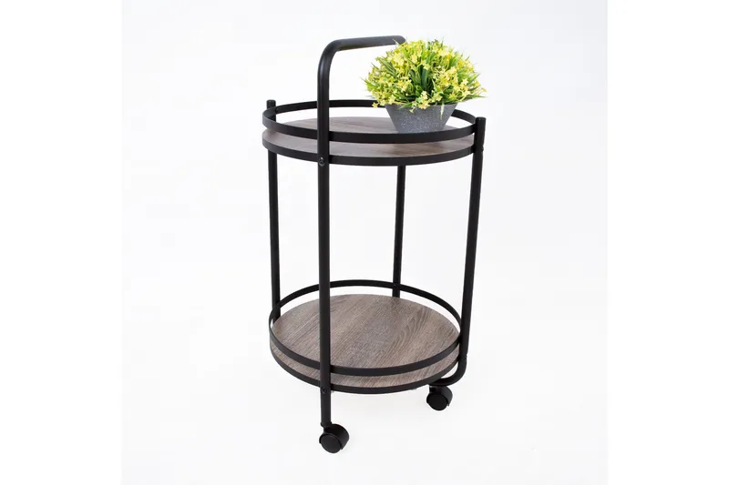 Genua Serveringsbord 52x52x79 cm Guld - Möbler - Bord & matgrupp - Avlastningsbord & sidobord - Brickbord & småbord