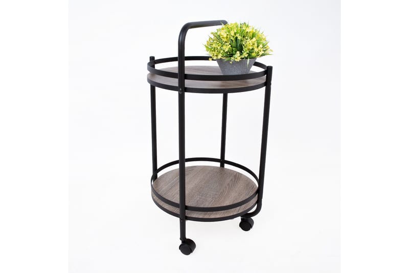 Genua Serveringsbord 52x52x79 cm Guld - Möbler - Bord & matgrupp - Avlastningsbord & sidobord - Brickbord & småbord