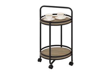 Genua Serveringsbord 52x52x79 cm Guld - Möbler - Bord & matgrupp - Avlastningsbord & sidobord - Brickbord & småbord