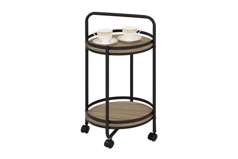 Genua Serveringsbord 52x52x79 cm Guld - Möbler - Bord & matgrupp - Avlastningsbord & sidobord - Brickbord & småbord