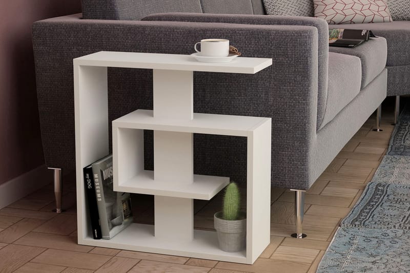 Homitis Sidobord Labyrint - Vit - Möbler - Bord & matgrupp - Avlastningsbord & sidobord - Brickbord & småbord