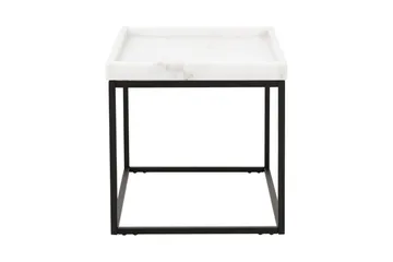 Kungshult Sidobord 60 cm - Vit/Svart - Möbler - Bord & matgrupp - Avlastningsbord & sidobord - Brickbord & småbord