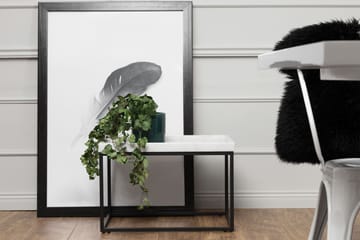 Kungshult Sidobord 60 cm - Vit/Svart - Möbler - Bord & matgrupp - Avlastningsbord & sidobord - Brickbord & småbord