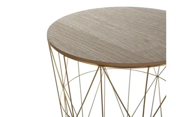 Lanark Sidobord 40 cm - Guld - Möbler - Bord & matgrupp - Avlastningsbord & sidobord - Brickbord & småbord