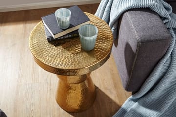 Leshun Sidobord 43 cm - Guld - Möbler - Bord & matgrupp - Avlastningsbord & sidobord - Brickbord & småbord