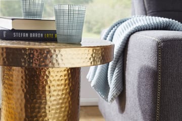 Leshun Sidobord 43 cm - Guld - Möbler - Bord & matgrupp - Avlastningsbord & sidobord - Brickbord & småbord