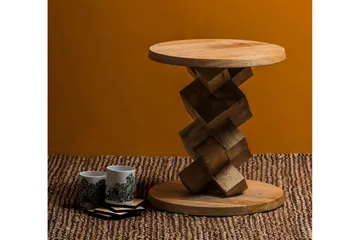 Lithia Sidobord 40 cm Runt - Brun - Möbler - Bord & matgrupp - Avlastningsbord & sidobord - Brickbord & småbord