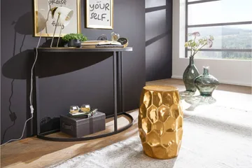 Lueken Sidobord 30 cm - Guld - Möbler - Bord & matgrupp - Avlastningsbord & sidobord - Brickbord & småbord