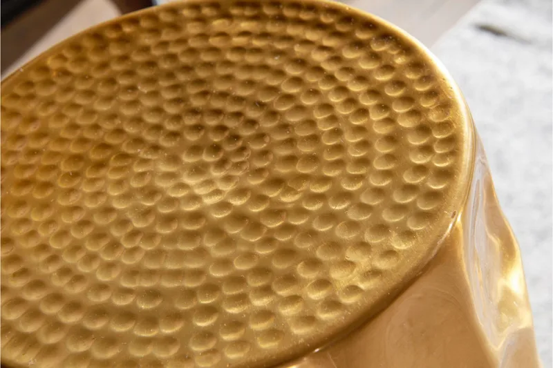 Lueken Sidobord 30 cm - Guld - Möbler - Bord & matgrupp - Avlastningsbord & sidobord - Brickbord & småbord