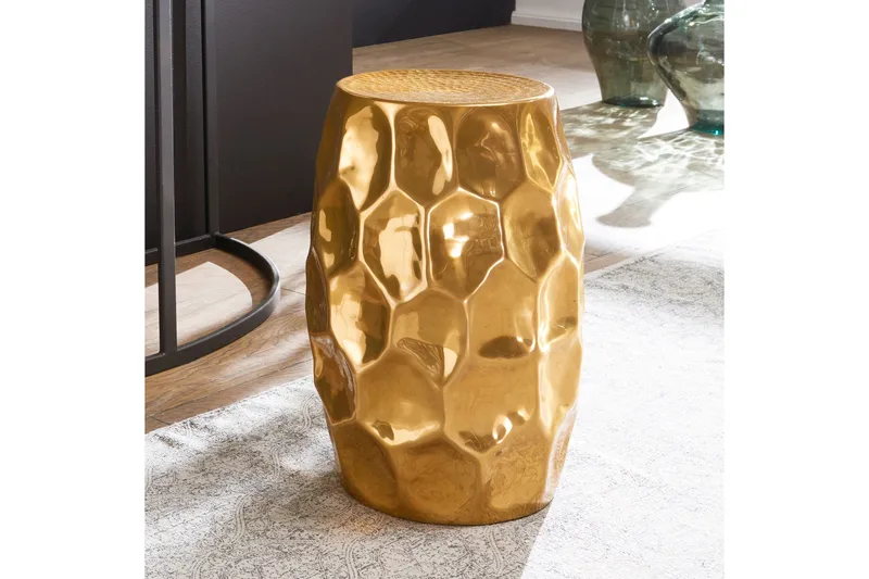 Lueken Sidobord 30 cm - Guld - Möbler - Bord & matgrupp - Avlastningsbord & sidobord - Brickbord & småbord