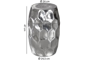 Lueken Sidobord 30 cm - Silver - Möbler - Bord & matgrupp - Avlastningsbord & sidobord - Brickbord & småbord