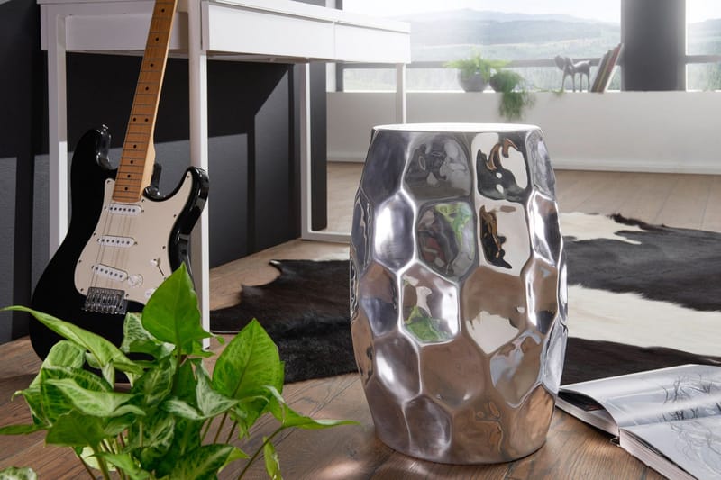 Lueken Sidobord 30 cm - Silver - Möbler - Bord & matgrupp - Avlastningsbord & sidobord - Brickbord & småbord