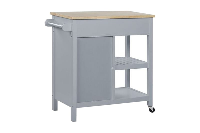 Manesseno Serveringsvagn 80 cm - Grå - Möbler - Bord & matgrupp - Avlastningsbord & sidobord - Brickbord & småbord