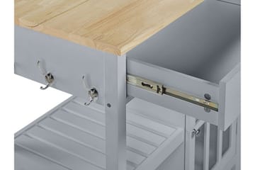 Manesseno Serveringsvagn 80 cm - Grå - Möbler - Bord & matgrupp - Avlastningsbord & sidobord - Brickbord & småbord