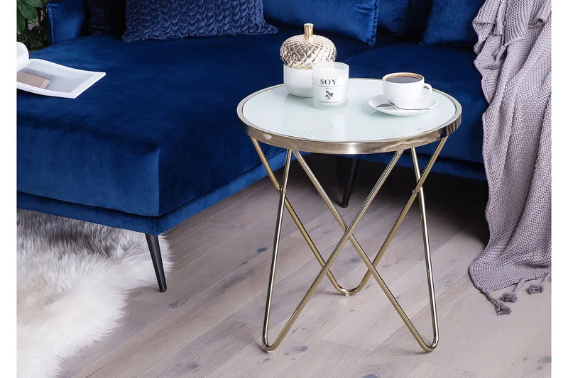 Meerah Sidobord - Vit - Möbler - Bord & matgrupp - Avlastningsbord & sidobord - Brickbord & småbord