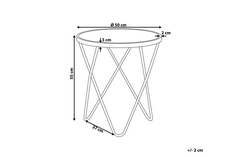 Meerah Sidobord - Vit - Möbler - Bord & matgrupp - Avlastningsbord & sidobord - Brickbord & småbord