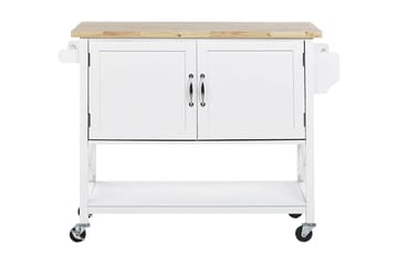 Melesse Serveringsvagn 102 cm - Vit - Möbler - Bord & matgrupp - Avlastningsbord & sidobord - Brickbord & småbord