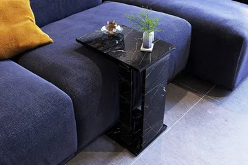 Mellberg Sidobord - Svart - Möbler - Bord & matgrupp - Avlastningsbord & sidobord - Brickbord & småbord