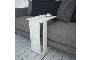 Mellberg Sidobord - Vit/Marmor - Möbler - Bord & matgrupp - Avlastningsbord & sidobord - Brickbord & småbord