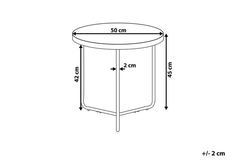Melody S Sidobord 50 cm - Trä/Natur - Möbler - Bord & matgrupp - Avlastningsbord & sidobord - Brickbord & småbord