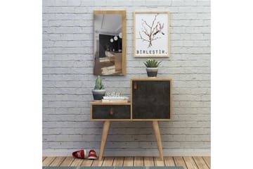 Mod Design Sidobord - Grå/Trä - Möbler - Bord & matgrupp - Avlastningsbord & sidobord - Brickbord & småbord